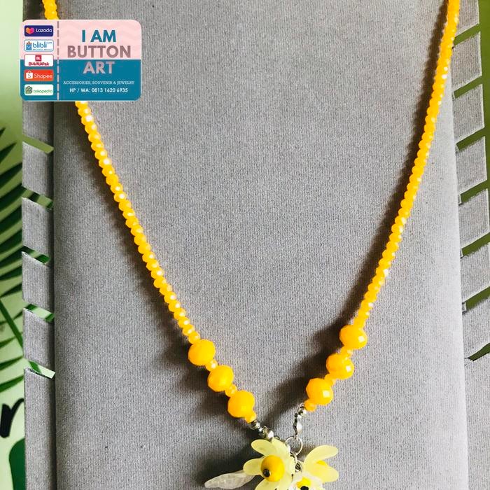 

Lanyard ID Card Holder Name Tag Beads Manik Manik