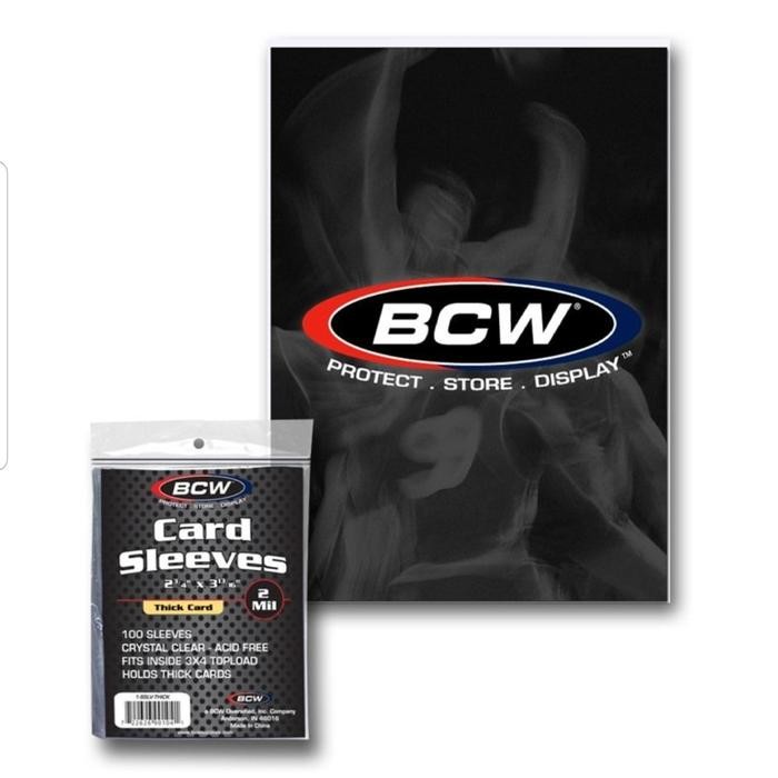 

BCW THICK CARD SLEEVES (ISI 100 PCS)