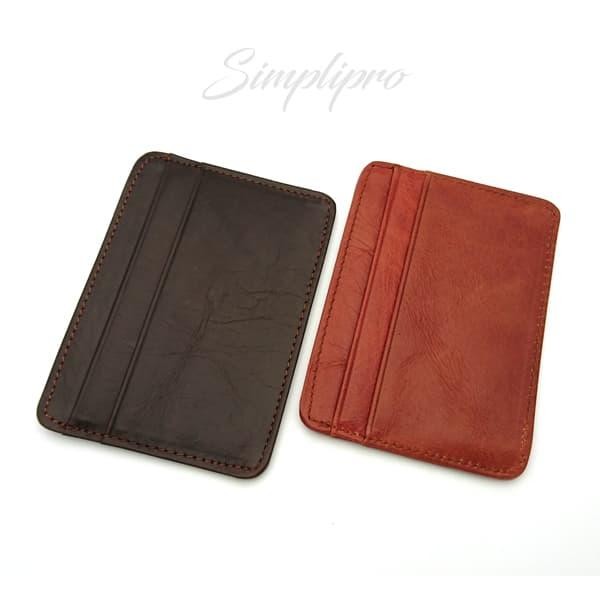 

Dompet Kartu Kulit Asli Slim Pocket Card Holder GN-PH3