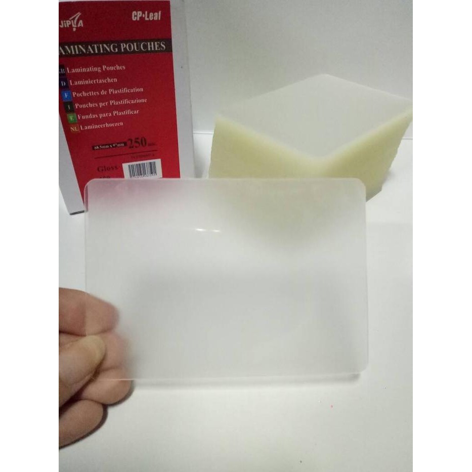 

Laminating Pouch 250 Mic - Fujipla isi 100pcs