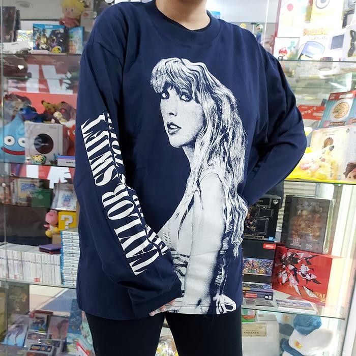 TERBARU Official Merch Taylor Swift Navy Long Sleeve T-shirt