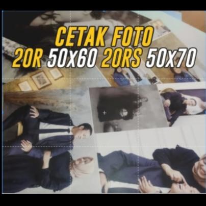 Cetak Foto 50x60 50x70 20R 20Rs 20R jumbo