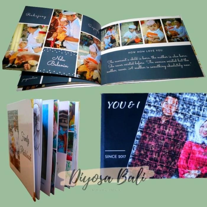 ALBUM FOTO CETAK PHOTOBOOK WEDDING CUSTOM UK. 25X20CM 20 HALAMAN
