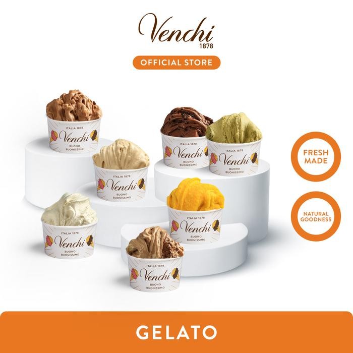 

OR6T Venchi - Gelato Single Flavour Premium Italian Dessert 500Gr
