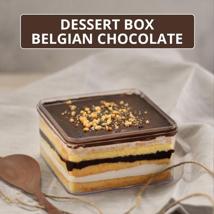 

OR6T Momolin Bakery - Dessert Box Belgian Chocolate - Kue Dessert Box - Cake Cokelat