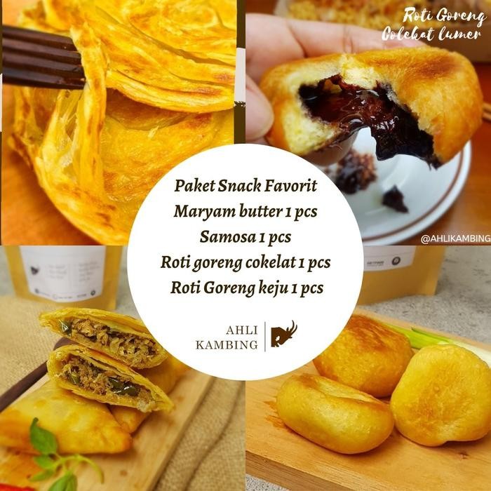 

OR6T Paket Snack Favorit Ahli Kambing (4 Pcs Snack Berbeda)