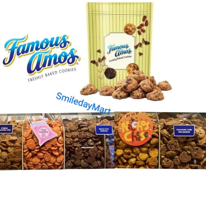 

OR6T Famous Amos Freshly Baked Cookies Bags Famous Amos Cookies Malaysia