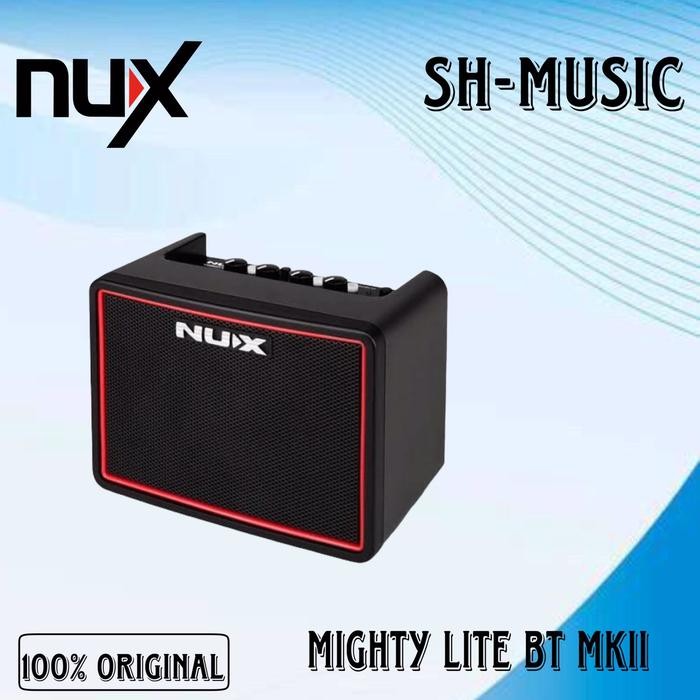 Nux Mighty Lite Bt Mkii Mini Amplifier Gitar Monitor Guitar Nux