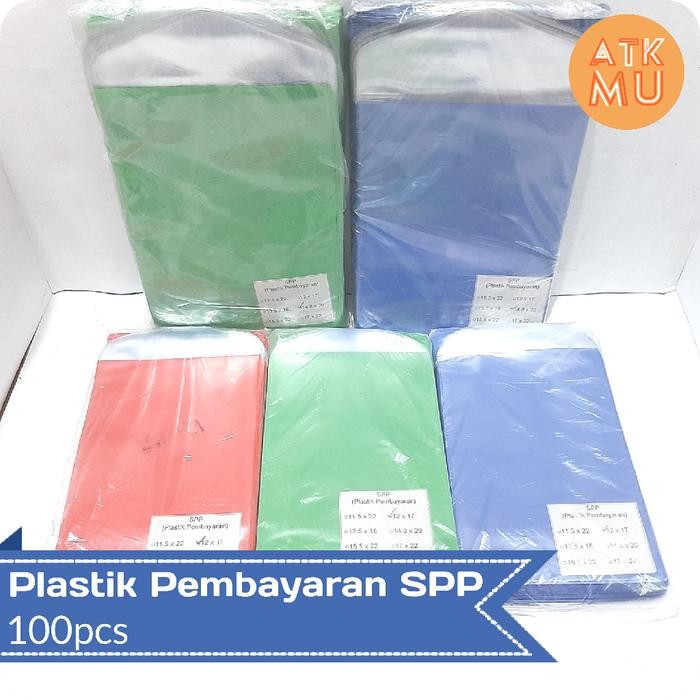 

TERMURAH Plastik Pembayaran Kartu SPP / Iuran 100pcs READY STOCK