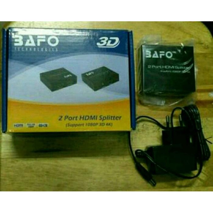 Terbagus Hdmi Splitter Bafo 2 Port /Hdmi Splitter 1-2 Bafo Termurah
