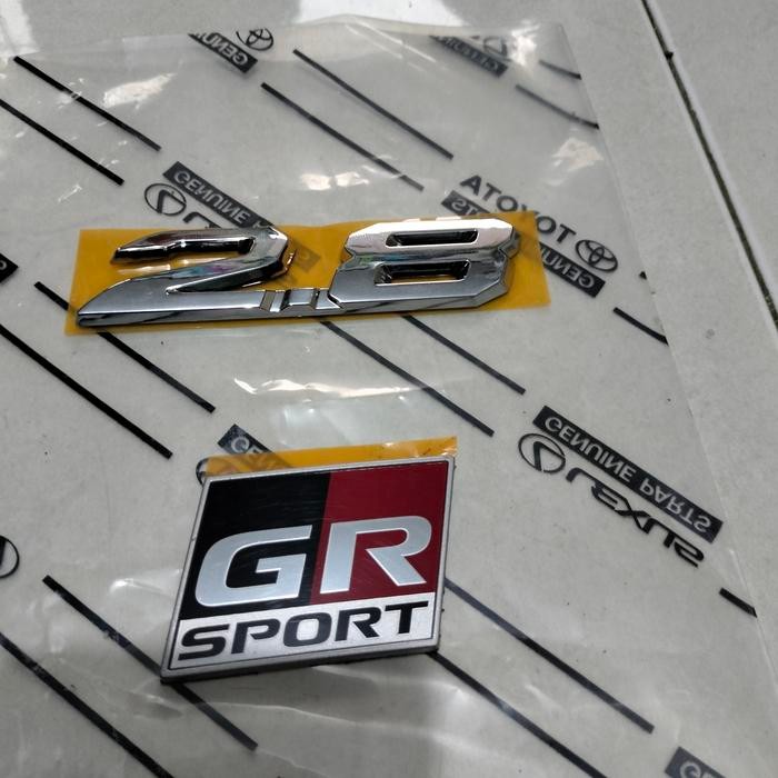 emblem logo GR sport 2.8 Fortuner original CRHOME