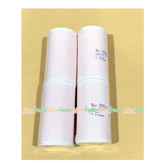 KERTAS EKG ECG ROLL 80MM X 25M X 15MM ORIGINAL SONOMED CARDIOCARE BION