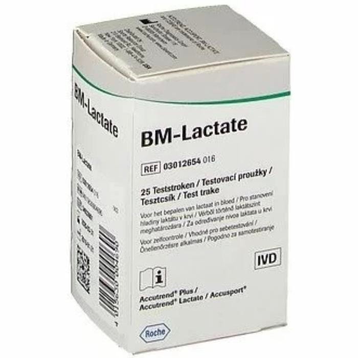STRIP BM-LACTATE ACCUTREND ISI 25