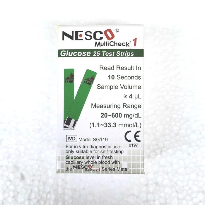 Strip Gula Darah Nesco Strip Refill Gula Darah Nesco Strip Nesco Gula