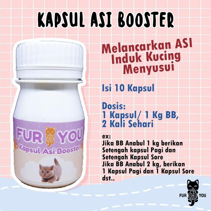 asi booster kucing penambah asi kucing susu kucing vitamin melancarkan