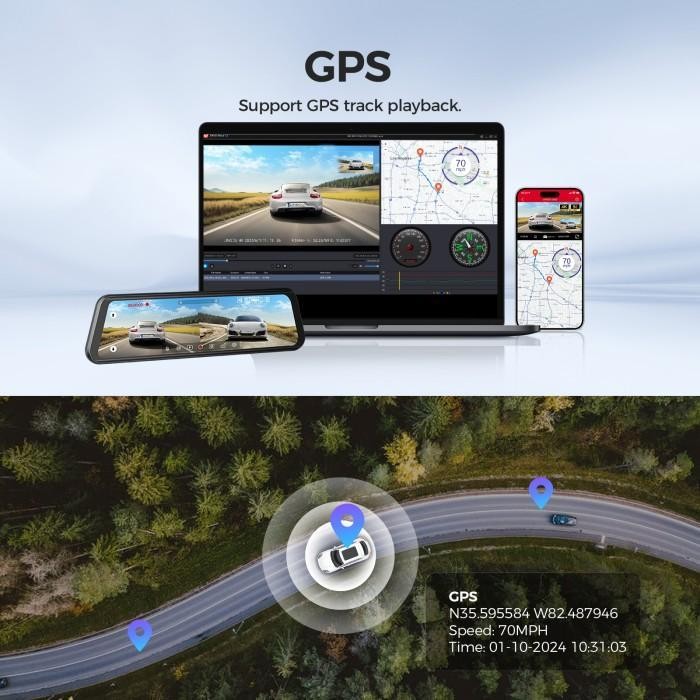 LINGDU DASHCAM LD4K - 4K+1080P