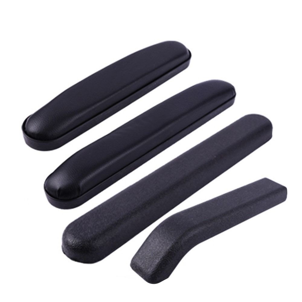 2Pc Leather Sponge Wheelchair Armrest Replacement with Screw Wheelchair Arm Pads Cover Wheelchair Ar
