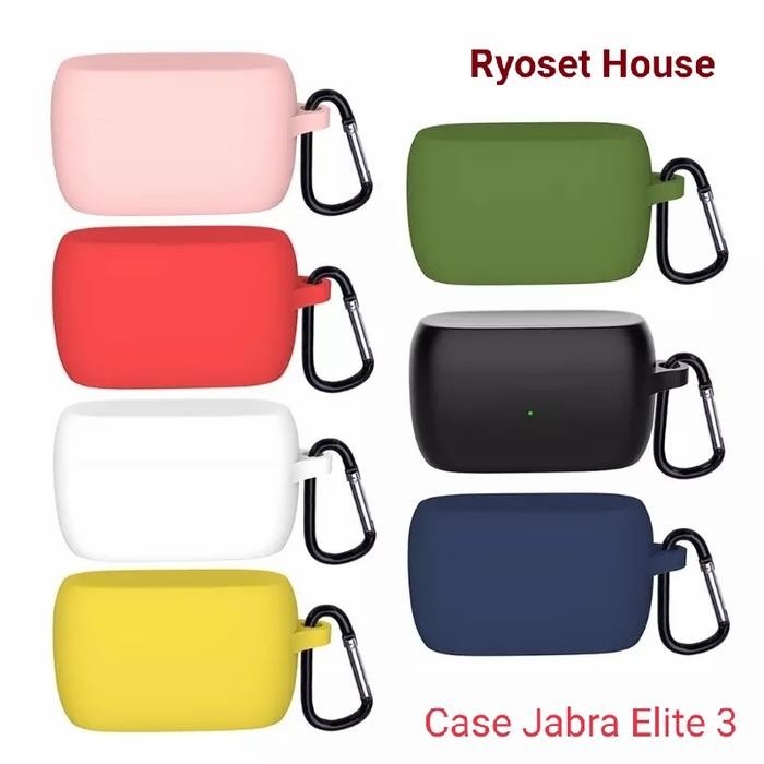 Case Casing Silicon Protective Jabra Elite 3 + Carabiner JabraElite 3 Premium Model