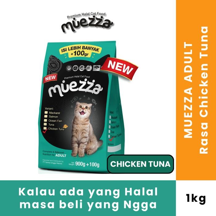 Muezza Cat Food - Chicken Tuna - Makanan Kucing Kering