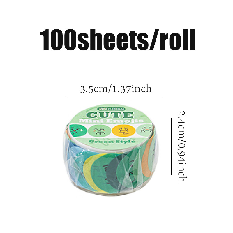 

400pcs/ roll joyful moments die-cut washi tape stickers sealing sticker DIY handbook