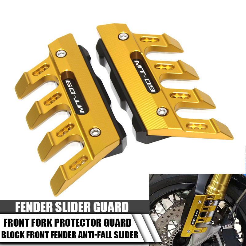 For YAMAHA MT 09 TRACER MT09 MT-09 Motorcycle Front Fork Protector Fender anti-fall Slider Guard Acc