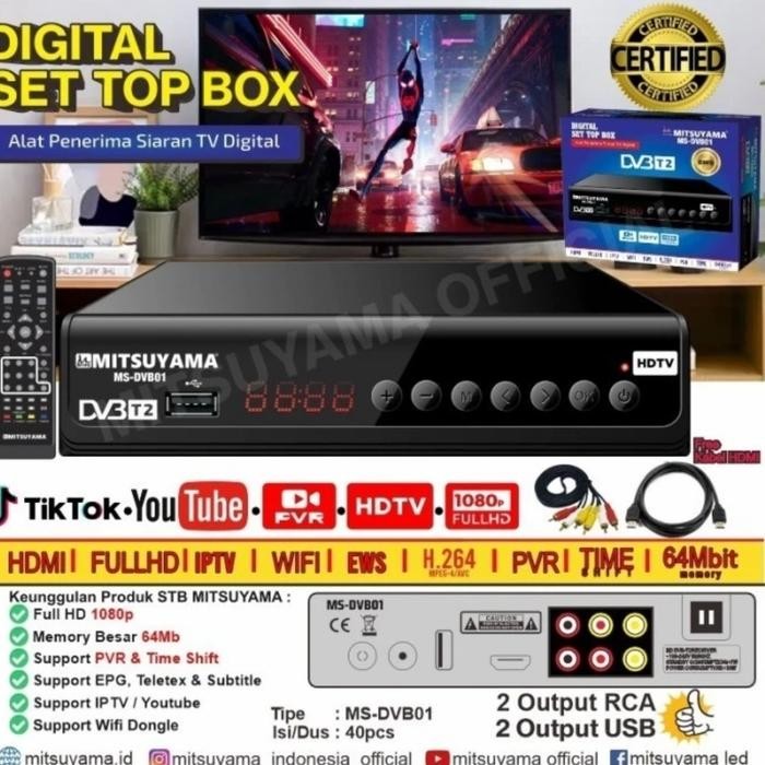 Terlaris Set To Box Tv Digital Luby Termurah