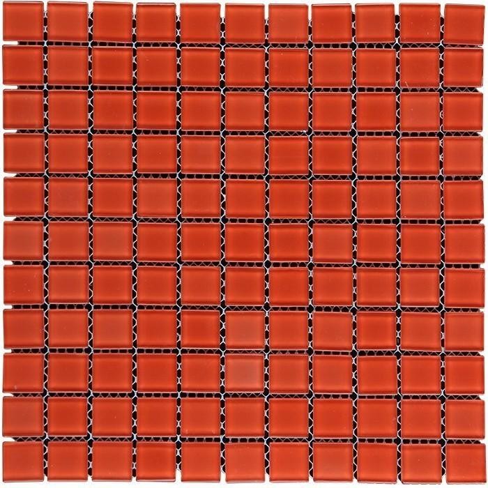 Mozaik Kaca Venus Mosaic Pop Red Merah Polos