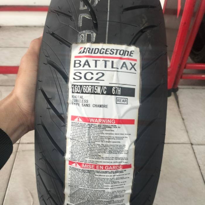 BAN LUAR BRIDGESTONE BATTLAX SC 2 UKURAN 160/60-15