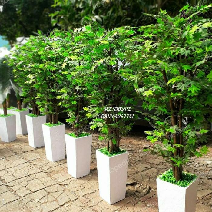 Bunga Plastik Hias/Bunga Hias/Pohon Hias/Pohon Plastik/Pohon Maple
