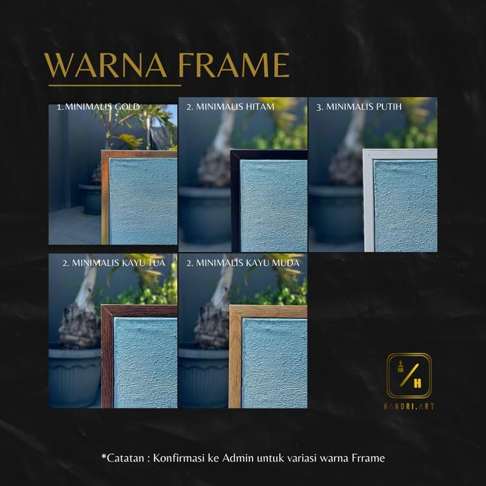 Lukisan Ka'Bah Abstrak Coklat Cantik Modern Nimalis Hiasan Dinding