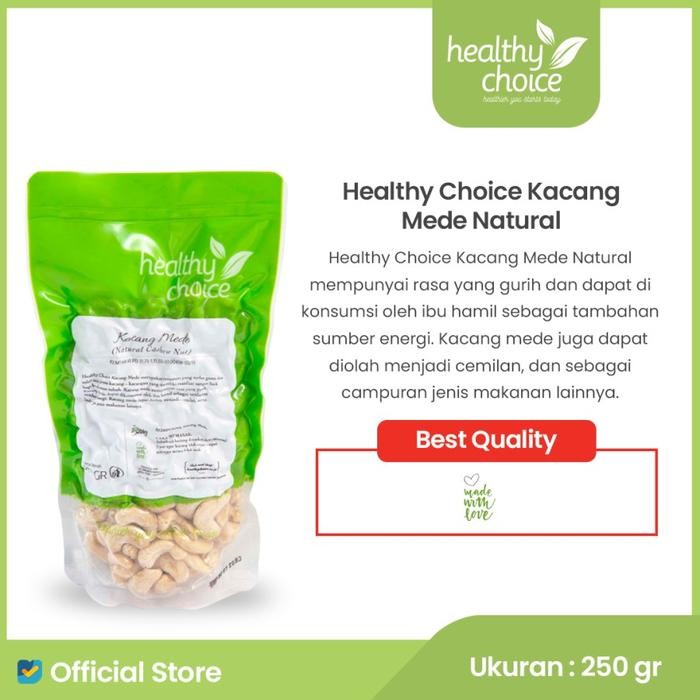 

4ZMI Healthy Choice Kacang Mede Natural 250 Gr