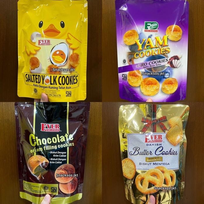 

4ZMI Ever Delicious Cookies Chocolate Kukis / Butter Cookies / Salted Yolk Egg Cookies /