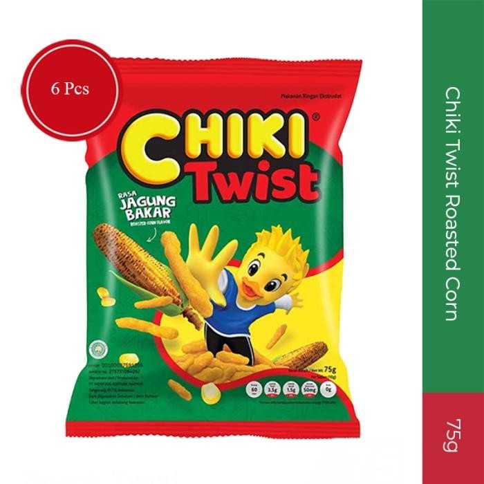 

4ZMI Chiki Twist Roasted Corn 75 Gr 6 Pcs