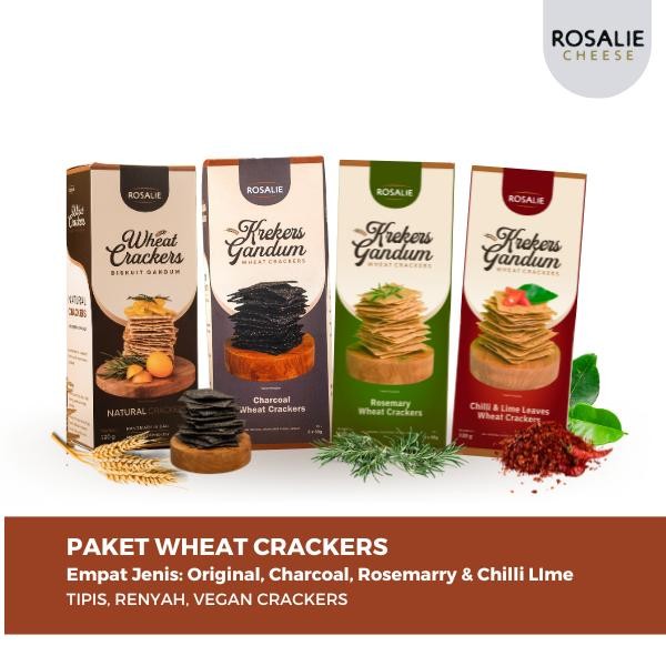 

4ZMI Rosalie Bundling Wheat Crackers - Cracker/Kreker Gandum Vegan