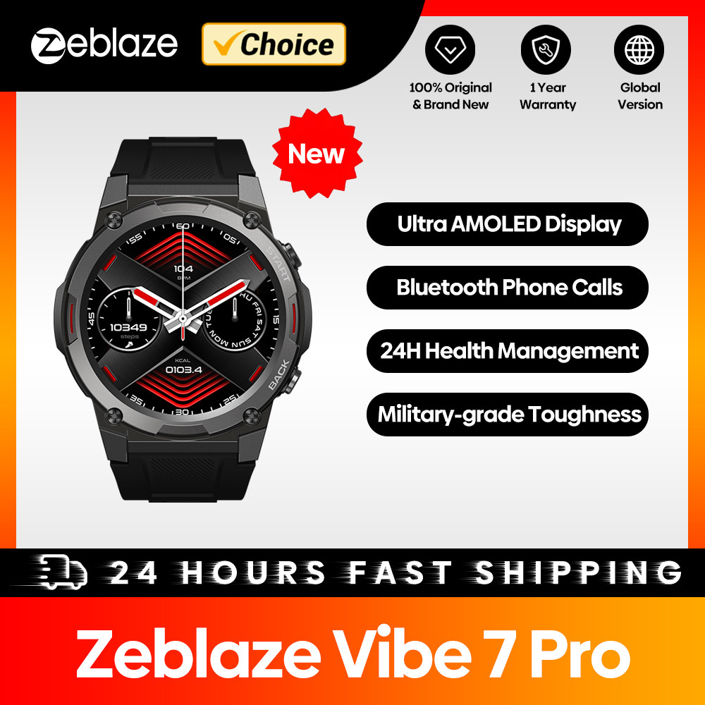 [2023 World Premiere]Zeblaze Vibe 7 Pro Smart Watch 1.43'' AMOLED