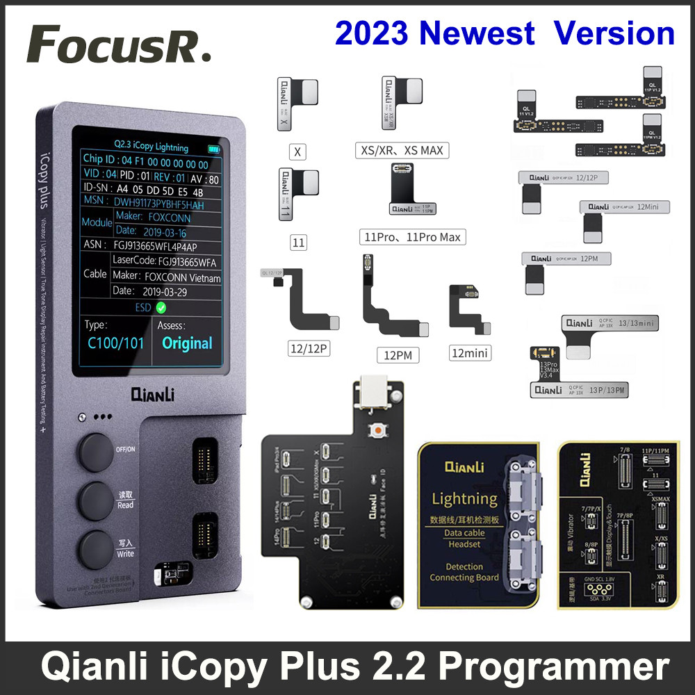 Qianli iCopy Plus 2.2 EEPROM Programmer for X To 14 LCD Battery Face ID No Soldering Dot Matrix Repa