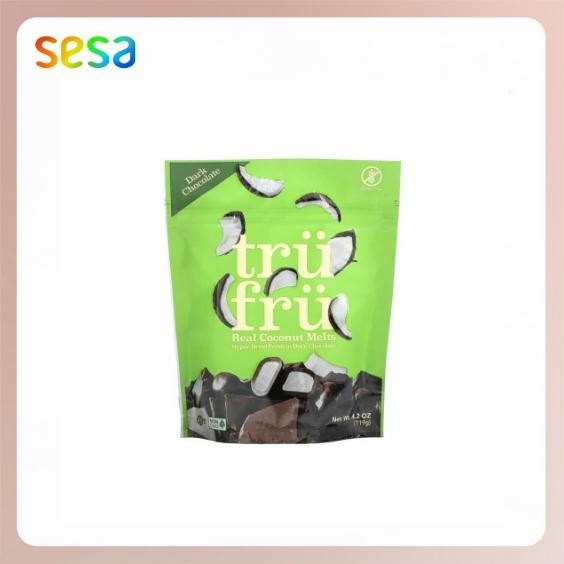 

IOI2 Trufru Dark Chocolate Real Coconut Melts 119Gr - Gluten Free