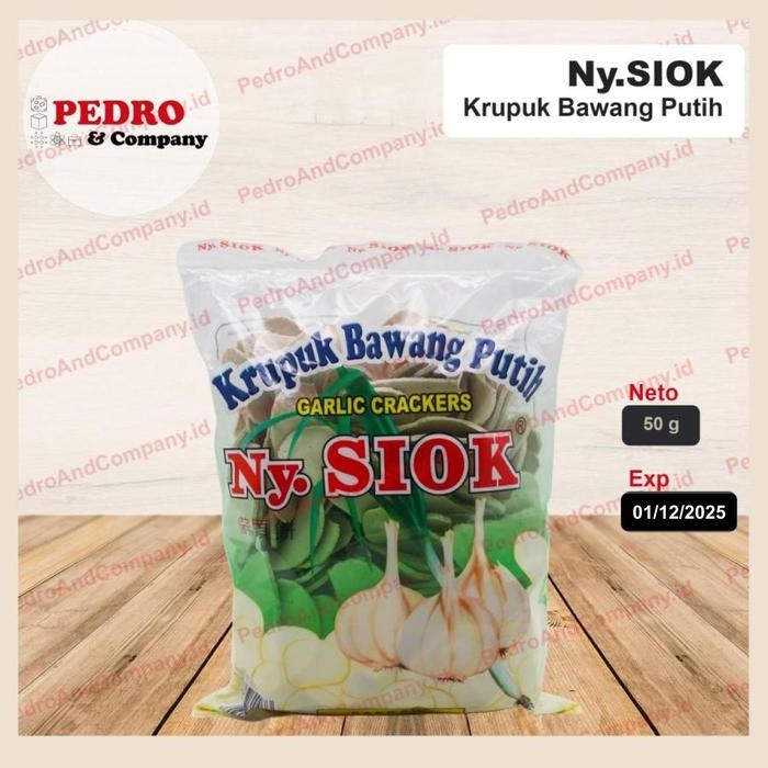 

IOI2 Ny Siok Krupuk Bawang Putih 500 Gram - Garlic Crackers Istimewa