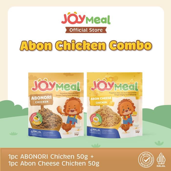 

IOI2 Joymeal Abonori Chicken & Abon Cheese Chicken Combo Pack (2 Pcs) Abon Dengan Daging