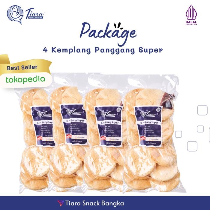 

IOI2 Package Kemplang Panggang Super Ikan Tenggiri Asli Belinyu Bangka Tiara Snack Bangka