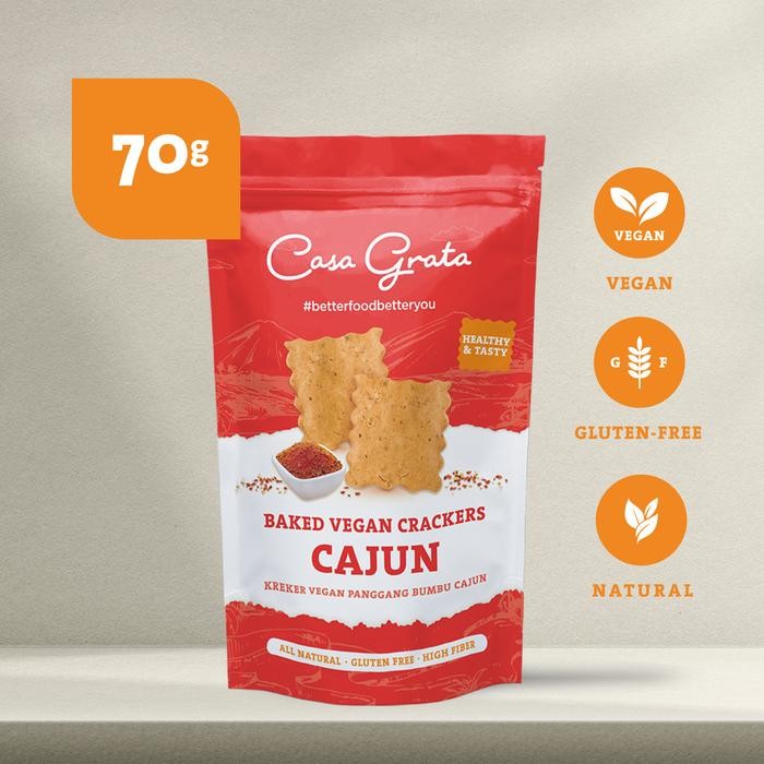 

IOI2 Casa Grata Cajun Crackers - 70 Gram