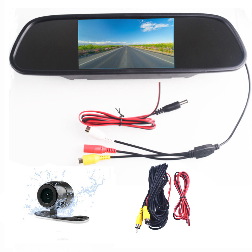 5 Inch Color TFT LCD DC 12V Car Monitor Rear View Headrest Display