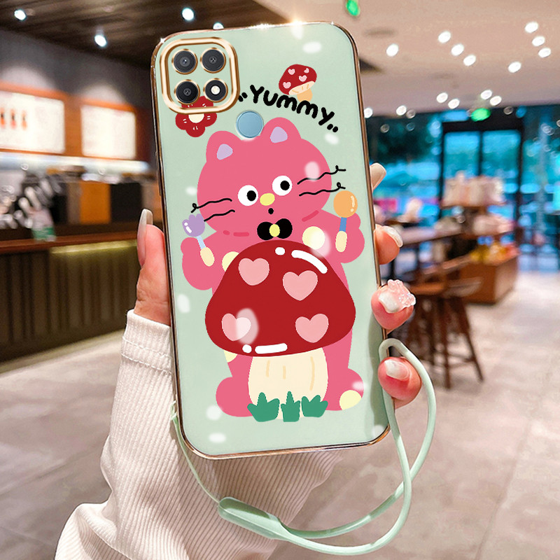 Casing Hp Untuk OPPO A15 A15s A35 Case Casing Graffiti kartun HP Cesing Silikon Softcase disepuh tal
