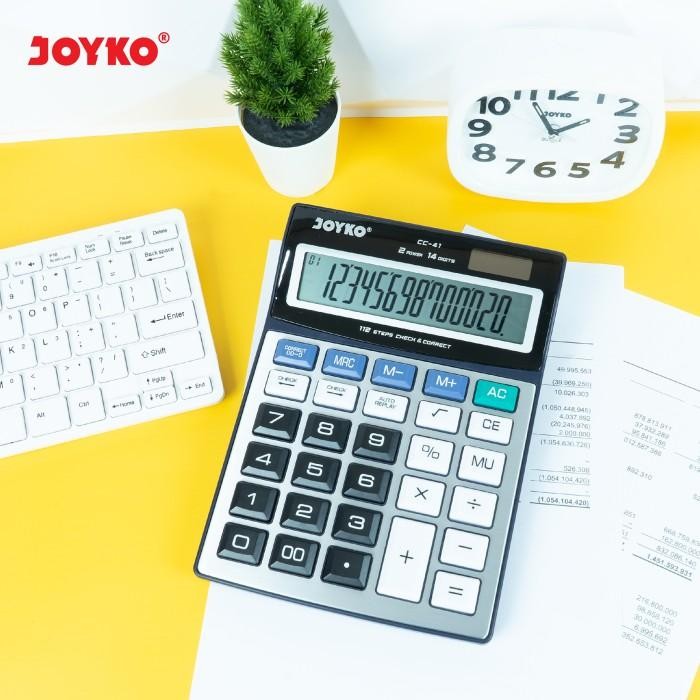 

CALCULATOR / KALKULATOR JOYKO CC-41 / 14 DIGITS / CHECK CORRECT