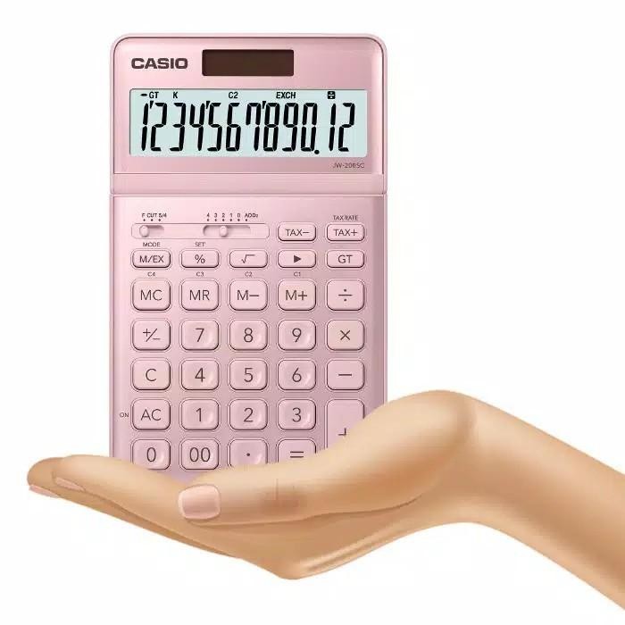 

CASIO JW-200SC - PINK - KALKULATOR KANTOR - SERI STYLISH -
