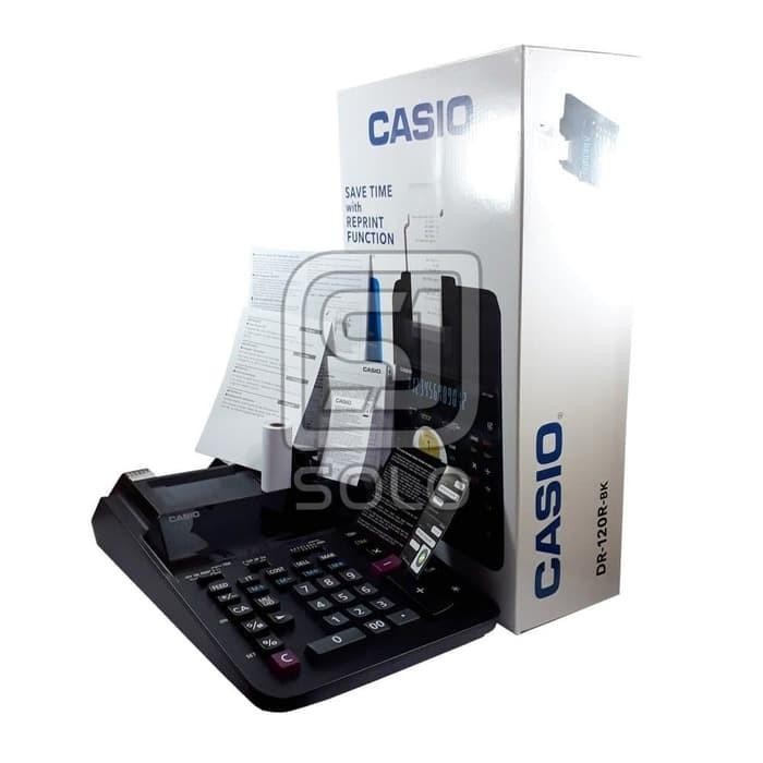 

PROMO KALKULATOR CASIO PRINTING CALCULATOR CASIO DR 120R DR-120R ORIGINAL NEW