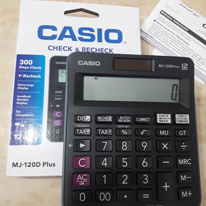 

KALKULATOR CASIO MJ-120D PLUS-BK ORIGINAL