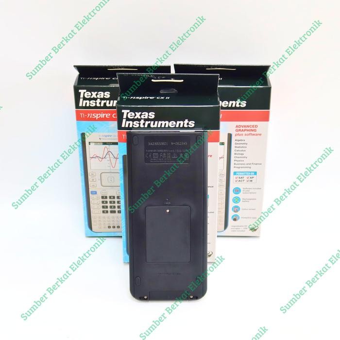

TEXAS INSTRUMENTS TI-NSPIRE CX II GRAPHING CALCULATOR SEKOLAH KULIAH