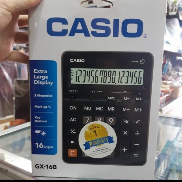 

CASIO GX 16 B KALKULATOR