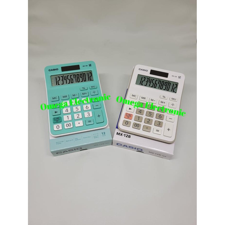 

CASIO CALCULATOR MX-12B - KALKULATOR MEJA OFFICE DESKTOP MX 12B
